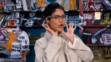 Anneau de piercing à l'œil Schiaparelli porté par Teyana Taylor, vu dans l'émission Good Morning America le 25 février 2026.