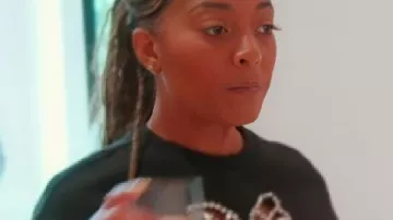 Married to Medicine Toya Bush-Harris Butterfly Cutout T-Shirt as seen in Married to Medicine (S09E16)