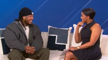 Balenciaga Hooded Standard Bomber Jacket worn by Fetty Wap as seen in Tamron Hall Show on February 20, 2026