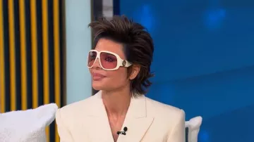 Gafas de sol Longchamp 736S que lució Lisa Rinna en el Tamron Hall Show el 26 de febrero de 2026.