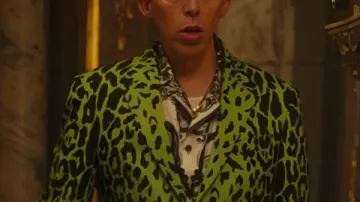 Kevin Cahoon The Beauty 2026 Blazer léopard vert