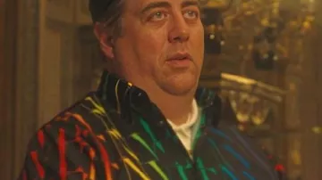 The Beauty S01 2026 Eric Petersen Logo Print Shirt as seen in The Beauty (S01E11)