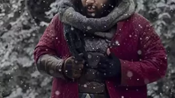 The Walking Dead S09 Jerry Red Quilted Jacket