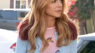 High Potential S02 Morgan Gillory Butterfly Top of Morgan Gillory (Kaitlin Olson) as seen in High Potential (S02)