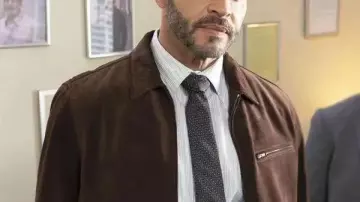 High Potential S02 Adam Karadec Suede Leather Jacket