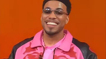 L’émission Today Anderson. Veste en cuir Paak rose/noir telle que vue dans Today