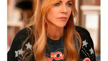 High Potential S02 Morgan Embroidered Cardigan of Morgan Gillory (Kaitlin Olson) as seen in High Potential