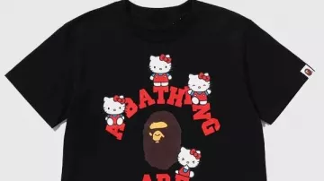 BAPE x Hello Kitty College T-Shirt