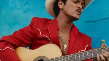 Bruno Mars Risk It All Costum Red Country Western