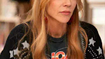 Haut potentiel S02 Kaitlin Olson Western Collage Cardigan