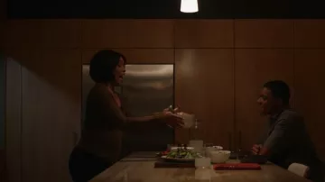 Cult Gaia Collette Knit Top worn by Athena Grant (Angela Bassett) as seen in 9-1-1 (S09E11)