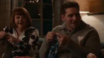 AMI ADC Polo Sweater worn by Evan Buckley (Oliver Stark) as seen in 9-1-1 (S09E11)