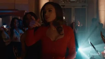 Rebecca Vallance Cameron Mini Dress worn by May Grant (Corinne Massiah) as seen in 9-1-1 (S09E11)