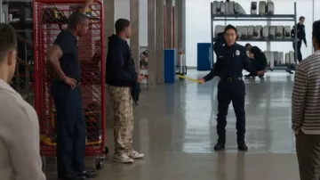 Carhartt WIP Mens Camo Ripstop Cargo Pants worn by Harry Grant (Elijah M. Cooper) as seen in 9-1-1 (S09E11)