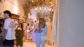 FWRD Renew Hermes Togo Kelly 25 Handbag worn by Dorit Kemsley as seen in The Real Housewives of Beverly Hills (S15E11)