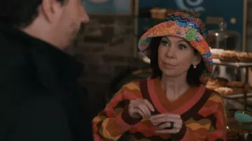 Navachi Pink Bow and Heart Earrings worn by Elsbeth Tascioni (Carrie Preston) as seen in Elsbeth (S03E11)