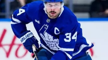 Auston Matthews Ottawa Senators Vs Toronto Maple Leafs Hockey Jersey