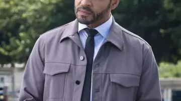High Potential S2 Daniel Sunjata Grey Jacket