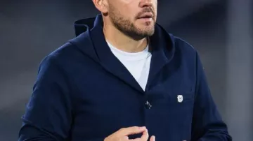 Nicolás Larcamón Blue Hooded Jacket