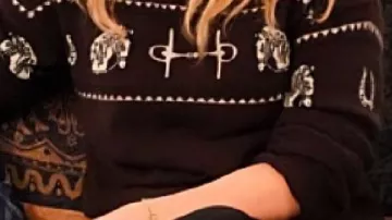 Printed Sweater worn by Gemma Johnson (Beth Behrs) in The Neighborhood