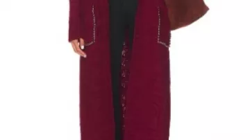 Fringe Long Cardigan worn by (Tessa Porter) in The Young and the Restless
