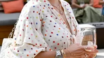 Polka Dot Mini Dress worn by (Sky Askari) in The Valley: Persian Style