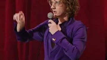 Chris Fleming Live at the Palace Purple Jumpsuit as seen in Life at the Palace