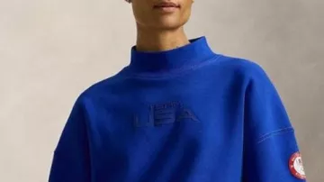 Sweat à col faux de l’équipe des États-Unis pour les Jeux Olympiques d’hiver 2026