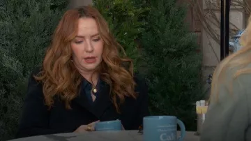 Camiseta de manga larga con estampado de leopardo Tonal Ronny Kobo Orion que lleva Mariah Copeland (Camryn Grimes) como se ve en The Young and the Restless el 16 de febrero de 2026