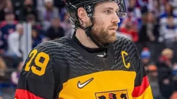 Leon Draisaitl Équipe Allemagne des Jeux d’hiver en Jeux d’hiver Maillot de hockey sur glace en Draisaitl & McDavid reçoit un adieu olympique ! ???? Oilers ehren ihre Olympia-Fahrer