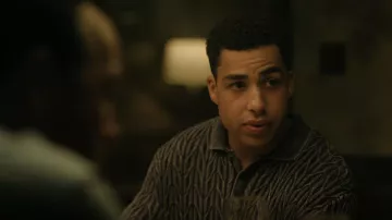 Zara Polo Top worn by Ofc. Jonah Silver (Marcus Scribner) as seen in Boston Blue (S01E07)