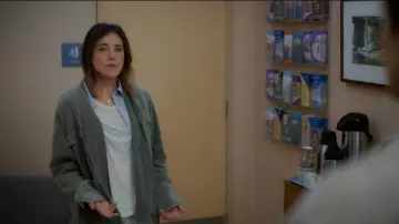 Jennifer Meyer LA Necklace worn by Liz (Christa Miller) as seen in Shrinking (S03E06)