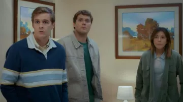 Abercrombie Rugby Polo worn by Connor (Gavin Lewis) as seen in Shrinking (S03E06)