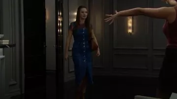 Vestido vaquero Malibu de Rails llevado por Melissa Dylan (Sydney Bullock) visto en The Bold and the Beautiful el 2 de febrero de 2026