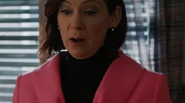 Elsbeth S03 Carrie Preston Bow Mini Dress worn by Elsbeth Tascioni (Carrie Preston) as seen in Elsbeth (S03)