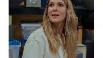 Shrinking S03 Lily Rabe Contrasting White Jacket as seen in Shrinking