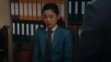 Blazer L’Agence Chamberlain porté par Sarah Franklin (Leah Lewis) tel que vu dans Matlock (S02E09)