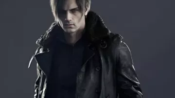 Abrigo de cuero de Leon S. Kennedy Resident Evil Requiem