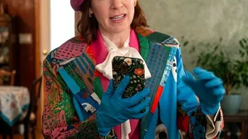 Elsbeth S3 Carrie Preston Abrigo Impreso