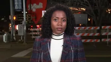 Veronica Beard Zane Plaid Dickey Jacket worn by Priscilla Thompson as seen in Today on March 2, 2026