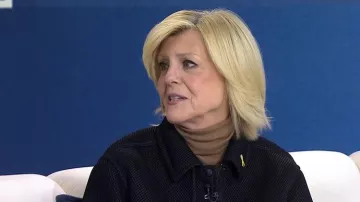 Chaqueta técnica de malla Max Mara Strenna llevada por Anne Thompson, vista en Today el 5 de marzo de 2026