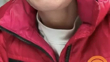 Puffer Jacket worn by Dylan Dreyer in Watch celebrity interviews, entertaining tips and TODAY Show exclusives | TODAY All Day - March 9