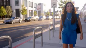 Amanda Uprichard Cleary Dress in Rhapsody worn by Kyle Richards as seen in The Real Housewives of Beverly Hills (S15E12)