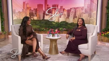 Zapatos de tacón de punta punta Schutz Beatrix usados por Kandi Burruss vistos en Sherri el 2 de marzo de 2026