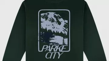 Sudadera de cuello simulado Parke Sport Graphic