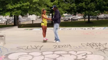 Zapatillas Nike Dunk Low para niños grandes llevadas por Gizelle Baugh vistas en Canada Shore (S01E08)