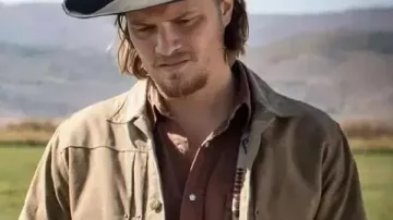 Marshals 2026 Kayce Dutton Brown Jacket worn by Kayce Dutton (Luke Grimes) as seen in Marshals (S01E04)