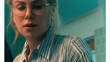 Camisa de rayas Nicole Kidman de Scarpetta 2026 llevada por Kay Scarpetta (Nicole Kidman) tal como se ve en Scarpetta