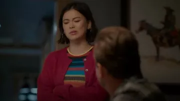 Mondo Mondo Crystal Choker worn by Alice (Lukita Maxwell) as seen in Shrinking(S03E07)