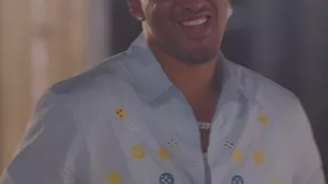 Steve Married To Medicine S12 Floral Embroidered Shirt